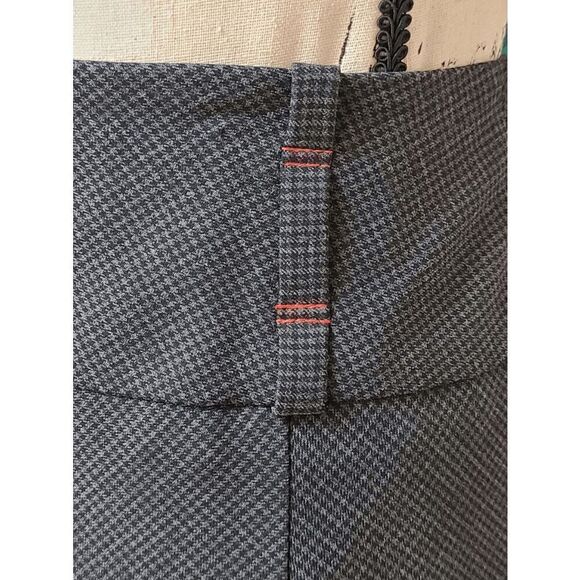 ANNA DALI PARIS A-Line Checkered Print Gray Skirt SIZE 42 (US 10) - Picture 9 of 9